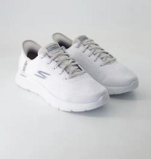 Skechers Schuhe - 216505 Textil (Weiß, Gr. 47)