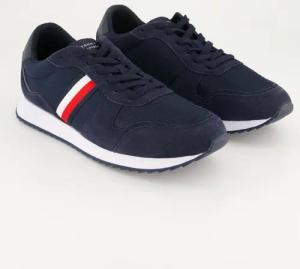 Tommy Hilfiger Schuhe - Runner Veloursleder (Blau, Gr. 41)