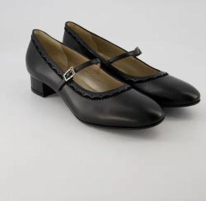 Dirndl & Bua Schuhe - 5793-01 Glattleder (Schwarz, Gr. 39)