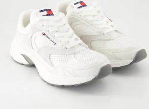 Tommy Hilfiger Schuhe - En0En02674Ybl Textil und Synthetik (Weiß, Gr. 37)
