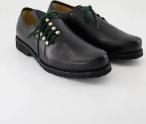Dirndl & Bua Schuhe - 6139-01 Glattleder (Schwarz, Gr. 44½)