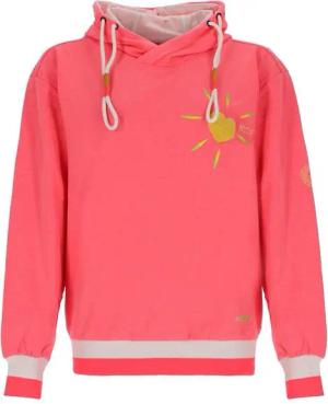 Wattlöper Kapuzenpullover Damen Sweathoody mit Frottee-Herz - Modischer Pullover mit Kapuze