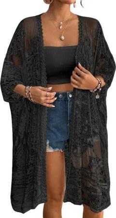 RWEUOQ Strandkleid Damen Bademode Oberbekleidung Strickjacke,Bikini Bademode (Lässig, Locker, Leicht, Bademode, Wraps) Tassel Front,Bademode Pullover Tulle Beach Skirt