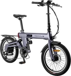 Vankel E-Bike Faltrad 20" Faltbares Elektrofahrrad für Damen und Herren, 100 km Reichweite, 7 Gang, Kettenschaltung, Heckmotor, 460 Wh, Foldingbike mit Stoßdämpfung