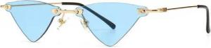 YRIIOMO Sonnenbrille Retro-Sonnenbrille - Modell Dreieckige Sonnenbrille - Damen Freizeit Allround-Sonnenbrille