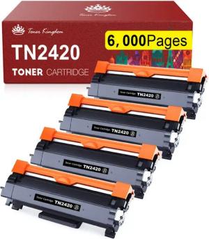 Toner Kingdom Tonerkartusche Tonerpatrone 6000 Seiten Kompatibel für Brother TN-2420 TN2420 TN 2420