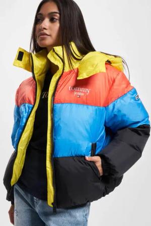 Tommy Jeans Colorblock Puffer Jacket