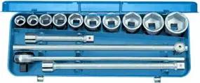 Gedore 32 EMU-2 Steckschlüssel-Satz 3/4" 14-teilig 6-kant 22-50 mm