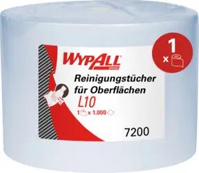 WypAll L10 Reinigungstücher für Oberflächen, 1 Blaue Rolle x 1.000 Papier-Wischtücher