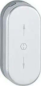 HOPPE FT-Verdeckrosette oval, RH12, U26SV schiebbare Abdeckung naturfarbig eloxiert