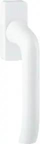 HOPPE DK-Fenstergriff Palermo 055/U34 m.eckiger Rosette,VK7x37 F9016 beschichtet