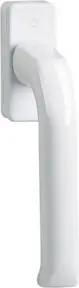 HOPPE DK-Fenstergriff London 013/U34 mit eckiger Rosette VK7x32,F9016 beschichtet