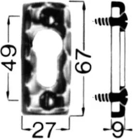 HS ROWE SCHEITTER, Schlüssel-Ros. Nr.283 PZ Ei Rowe