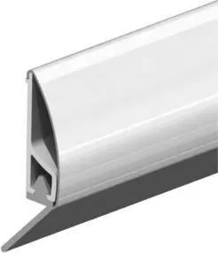 ELLEN Türbodendichtung Inox mit Lippe z. schr. Stahl silber, L 1000mm