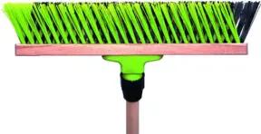 floraworld Garten- u.Straßenbesen PVC-X-Borsten Elaston 40cm mit Stiel