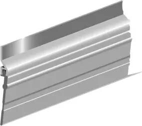 ELLEN Türbodendichtung ADS-GL z. schrauben Alu silber, H 50 x L 2500mm