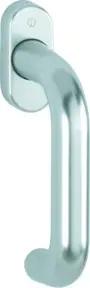 HOPPE DK-Fenstergriff Paris 038/U30 mit ovaler Rosette VK7x37,F1 eloxiert