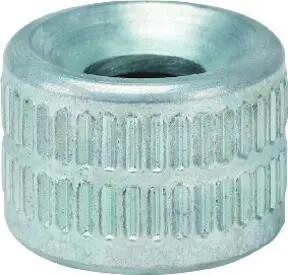 Hünersdorff Hohl-/Universal-Mundstück M 10 x1i Stahl verzinkt, Durchmesser 12mm H 8 mm für H-/K-Nippel