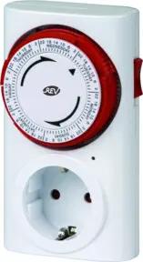 REV Zeitschaltuhr mechanisch Woche weiß