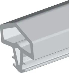 ELLEN Türanschlagprofil 0680, einfr., EV grau DIY Progr.,L 5mtr