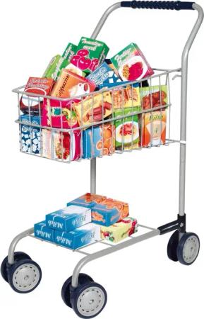 Bayer Design Einkaufswagen mit Inhalt