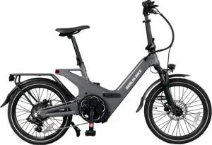 BERLIN BIKE E-Bike Klapprad 2GO - 20 Zoll E-Klapprad, Vollfederung, Reichweite ca. 50 km, 7 Gang Shimano, Bafang Hinterradnabenmotor, 378 Wh, (Ideal für Fahrer von 150 cm bis 185 cm Körpergröße), Transportables Fahrrad, Klapprad, Faltrad, klappbares E-Bik
