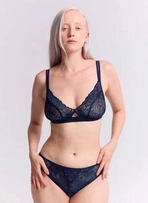 Erlich Textil Bralette FLUID LACE CUT-OUT BRALETTE