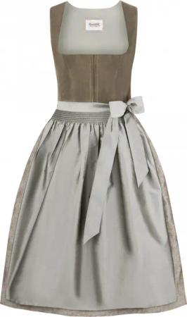 Dirndl Valerie (schilf, Gr. 46) von Stockerpoint Heimatgwand für Damen, 40% Baumwolle, 60% Polyester