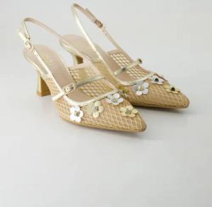 Lodilove Schuhe - Genasti Textil (Gold, Gr. 39)