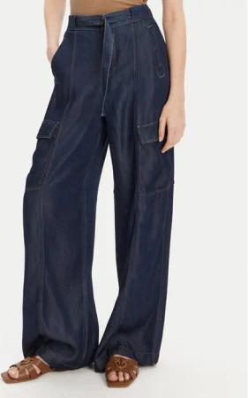 Guess Jeans W5GA1T D5N61 Dunkelblau Wide Leg