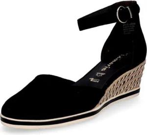 Tamaris Tamaris Damen Keilsandalette schwarz Sandale