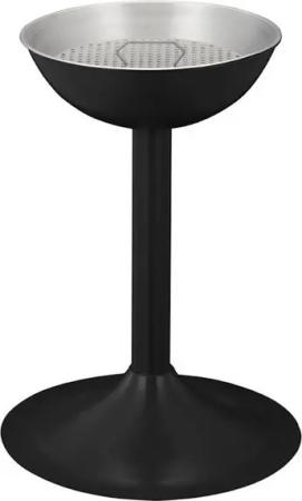 PROREGAL® Aschenbecher Eleganter Sandaschenbecher aus Metall mit Einsatz & Sieb, Blau