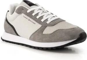 Tommy Hilfiger Herren Sneaker grau Glattleder