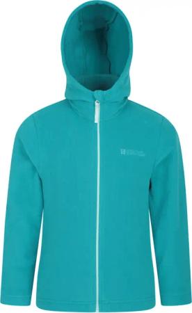 Camber Kinder Hoodie-Jacke - Aquamarin