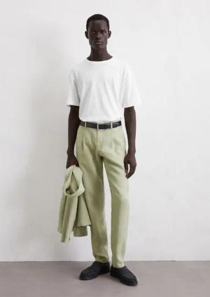 Leinenhose Model Osby jogger pleats