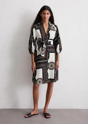 Leinenkleid flared