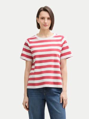 Tom Tailor Bluse 1045964 Rot Regular Fit