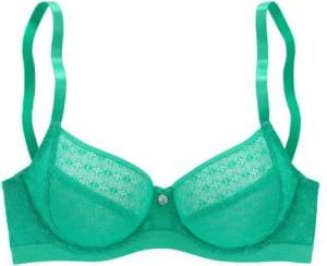 LASCANA Bügel-BH Tilda mit modischer Spitze und Metallaccessoire, Dessous