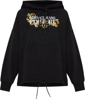 Versace Jeans Couture - Dames Trui - Größe S - schwarz