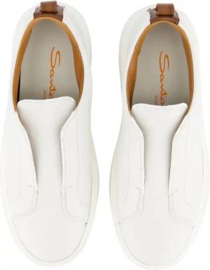 Santoni Loafer - Dames Victory Sneaker Beige - Gr. 39,5 (EU) - in Weiß - für Damen