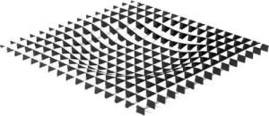 Fundamental Berlin Servierschale Tablett Gravity Black White