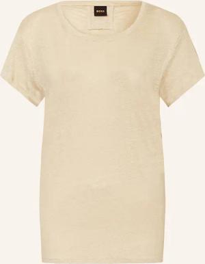 BOSS T-Shirt EVELINA aus Leinen