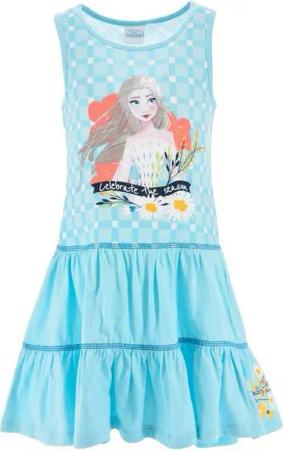 Disney Frozen Trägerkleid Elsa Kleid Träger-Kleid Sommer Dress