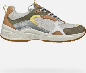 GEOX Schuhe Zarvia Dame Weiß/salbeigrün