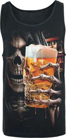 Spiral - Gothic Tank-Top - Live Loud - S bis XXL - für Männer - Größe L - schwarz