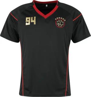 Rammstein Trikot - S bis 5XL - für Männer - Größe M - schwarz/rot  - Lizenziertes Merchandise!