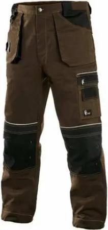 CXS Arbeitshose Arbeitshose Bundhose Multifunktion Hose braun-chwarz