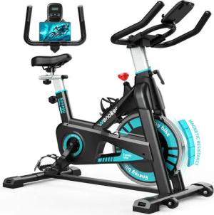 Wenoker Heimtrainer Indoor-Heimtrainer mit magnetischem Widerstand, Aerobic-Trainingsrad, Heimtrainer, Gewichtskapazität 140 kg