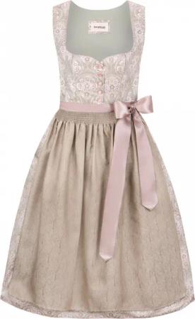 Dirndl Rajana (rose, Gr. 42) von Stockerpoint Bergfeuer Couture für Damen, 100 % Polyester