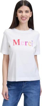 Cartoon Kurzarmshirt "Cartoon Printshirt mit Rundhalsausschnitt", (1 tlg.), Hotfix
